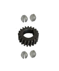 Push Bike Gear And 2 Pieces Woodruff Key Fits 66cc 80cc 2 Stroke Engine Motorized Bicycle Upgrade Kit, gear and keys displayed