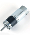 Compact DC Planetary Gear Motor With Center Output Shaft, 12V And 24V Adjustable Low Speed, 2160 RPM, permanent magnet design
