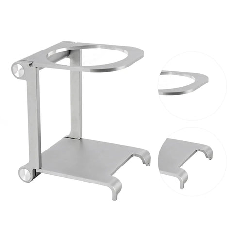 Straight Up Solid Folding Coffee Stand For Manual Espresso Machines Portable Aluminum Brewing Bracket with zero fuss grip, compact and sturdy.