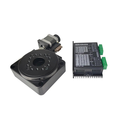 Motorized Rotary Positioning Stage PX110-100 Electric Rotary Table with controller, precision 360° hollow turntable