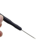 Go Hard On Tiny Fixes With This Dope Little 50 Pack Micro Flat Head Screwdriver Kit 85Mm Slotted Tool with matte black grip.