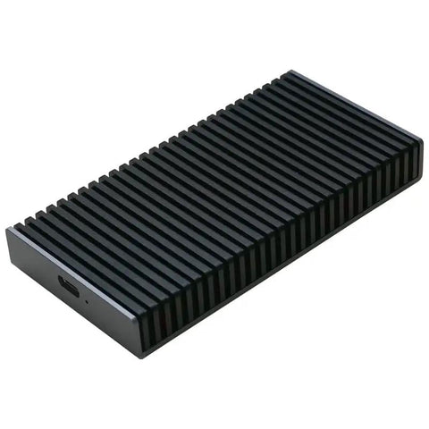 Blazing Fast Portable Nvme Usb4 Type C External Ssd Drive With Rock Solid Aluminum Enclosure, showing sleek design and USB-C port.
