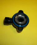 Throttle Position Sensor TPS for V6 V8 EFI MPI Marine Engines, Compatible With Crusader R020041, Volvo Penta 3857487, Indmar 556103, Sierra 18 7700, Mallory 9 33702, Mercruiser 853678T and More, black sensor on yellow background