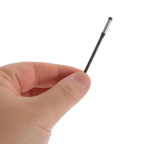 Close-up of a metal temple tip from Ten Pairs Glasses Arm Replacement Kit With Metal Temple Tips, Anti Slip Eyewear Grips For Eyeglasses And Sunglasses.