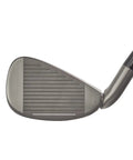 Close-up of Beast Adjustable Golf Club With Steel Travel Shaft 8 Loft Settings showing club face design
