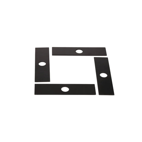 Beefy Eco Edger Blade Replacement 8x2 Hole Diameter 1 Inch Universal Fit That Plays Nice With Ryobi Echo Stihl Maruyama Green Machine 237001 Four Pack Built Tough For Home Lawn Care, four black steel blades
