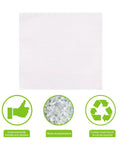 White 50 Pack 16x16 Cushion Foam Pouches With Anti Static Film for moving and packing, eco-friendly, made of polyethylene, recyclable.