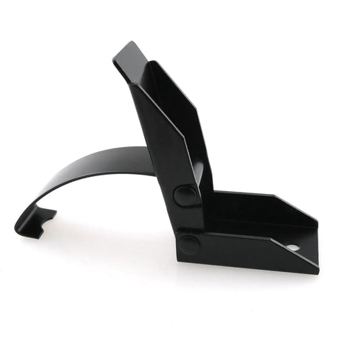 304 Stainless Steel Draw Toggle Latches With Spring Loaded Hooks, Heavy Duty Beef Black Hasps Built Like A Tank For Cabinets Doors Boxes, Rock Solid Hold Zero Sweat Assembly Smooth Everyday Performance, side view of latch.