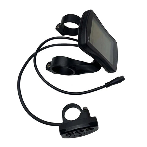 S700 Electric Bike LCD Display Screen For 36V And 48V E Bikes 6 Pin Plug And Play Ready with handlebar mount