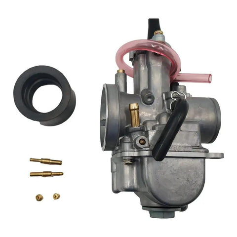 26MM PWK Carburetor Kit For Racing Motorcycles Scooters ATVs Dirt Bikes Go Karts And Quads, Beefed Up Durable Metal Replacement With Wear Resistant Build