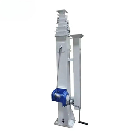 Heavy Hitter Manual Retractable Telescopic Mast for Communication Signal Antenna, metal design with hand crank, six sections.