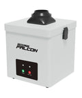 Heavy Duty Smoke Purifier For Falcon A1 Laser Engraver Fits Popular Enclosure, 7.95x7.2 inch grey unit with power controls.
