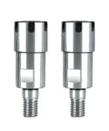 Heavy Duty Shock Resistant Cutting Head Extension Rod For Cnc Mills And Lathes Built Like A Tank smooth shiny metal body with threaded ends