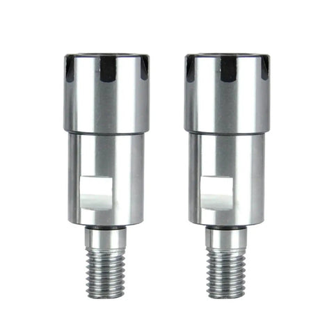 Heavy Duty Shock Resistant Cutting Head Extension Rod For Cnc Mills And Lathes Built Like A Tank smooth shiny metal body with threaded ends