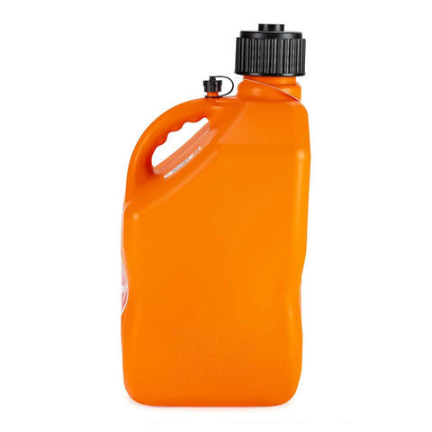 No Sweat Five Point Five Gallon Square Jug Bundle In Loud Orange Features three badass heavy duty containers side view.