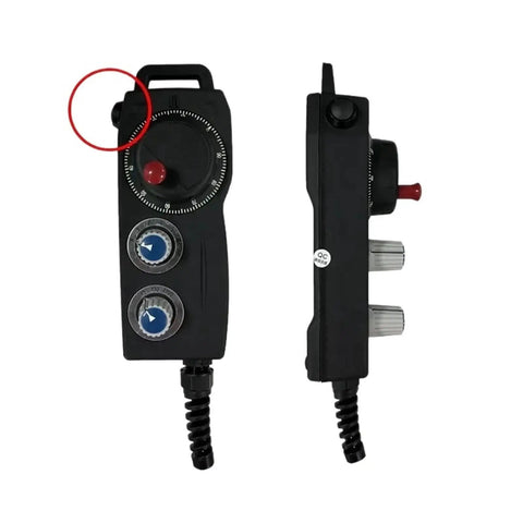 Grab This Sweet CNC Electronic Handwheel With Multiple MP Modes Including BD4S BA5S BE6S And More. It's A Top Pick For Any Serious Shop That Wants Smooth Control Over Your Machine Setup Today. CNC electronic handwheel with cable, front and side view