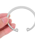 5 Piece Stainless Steel Snap Rings Kit Internal External Circlips Retaining Rings Assortment for DIY and Professional Use