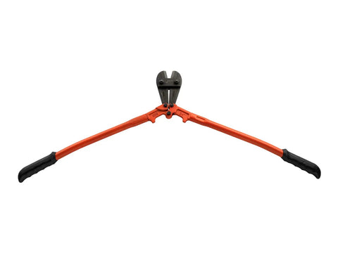 Heavy Duty Eight Inch Bolt Cutter Forged From Heat Treated CrV Steel Blades That Slice Through Tough Rods And Steel Wire No Sweat Required While Ergonomic Soft Grips Offer Rock Solid Comfort And Legit Professional Edge