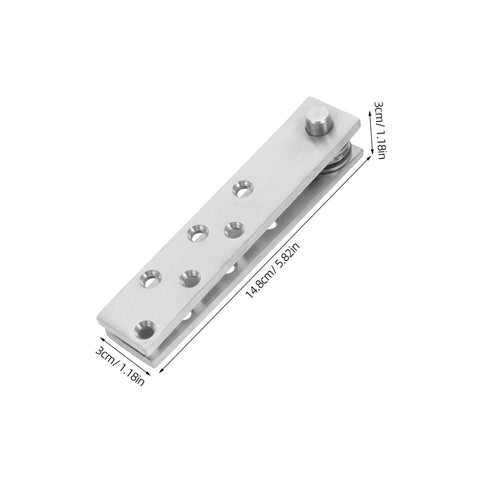 360 Degree Heavy Duty Stainless Steel Invisible Pivot Hinge for Secret Doors and Hidden Bookcases With Sleek Low Profile Design Concealed Rotation Hardware for Smooth Operation in Concealed Spaces by DOITOOL