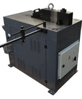 Shop Ready 40 Ton Hydraulic Horizontal Metal Bender With 3HP 220V Motor includes sturdy flat steel vee dies for precise bending.