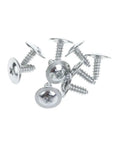 6 Pair Suitcase Wheels Double Row Caster Trolley Roller Bearing Repair Kit For Smooth Rolls Durable Build Helps Luggage Glide Through Airports Without Jamming Up So You Chill And Avoid Broken Bags Or Buying New One For Trip, silver screws