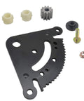 Steering Sector Plate And Pinion Gear Bolt On Replacement Kit For LA Series Lawn Tractors, includes 19-tooth gear and bushings