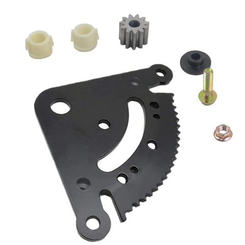Steering Sector Plate And Pinion Gear Bolt On Replacement Kit For LA Series Lawn Tractors, includes 19-tooth gear and bushings