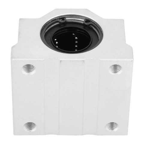 Aluminum Alloy Linear Motion Pillow Block Bearing With Closed Housing Built Tough For Smooth Low Friction High Speed Operation Ball Bearing Slide Block 25mm Bore SCS25UU