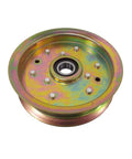 Premium 42 Inch Deck Kit Slick Replacement Set For Lawn Riders featuring a durable belt pulley for precise lawn mower operation.