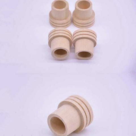 Top Shelf Wood Moxa Fire Extinguisher For 1.8Cm Sticks Comes In A 20 Pack Smooth Operator Ash Catcher Roller Snuffer Design Easy To Wash And Keep On Display, featuring four wooden snuffers.