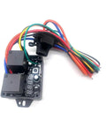 Digital Thermostatic Fan Switch Kit for 12V Motors and EVs Adjustable Temperature Activation 40C to 120C with Prewired Harness Relay.