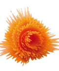 Spiralizer blade, orange, flower-shaped, for handheld vegetable slicer