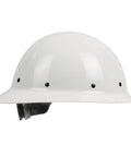 Fiberglass Full Brim Hard Hat Pro Grade With Wheel Ratchet 8 Point Suspension ANSI ISEA Z89.1 Type 1 Class G 2200V Electrical Rating