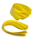 Yellow PVC Rim Protectors 20x4.0 for Fat Tire Bicycles Flexible in Cold Weather to Minus 30C for Snow Sand and Street Rides