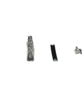 14-hole equipment ground kit with lug terminal bar for load centers, PowerMark Plus compatible grounding bus, connectors shown