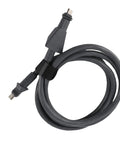 Rock Solid 6.6 Ft Ethernet Extension Cable IP68 Waterproof Flat Network Cord For Router with connectors and protective design.