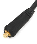 Heavy Duty 260A Die Cast Brass Ground Clamp With Thick 3 Meter Cable For MIG Arc Welding On Shipyard Steel And Oil Rigs Without Overheating close-up of connector