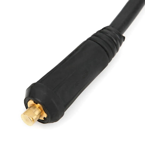 Heavy Duty 260A Die Cast Brass Ground Clamp With Thick 3 Meter Cable For MIG Arc Welding On Shipyard Steel And Oil Rigs Without Overheating close-up of connector