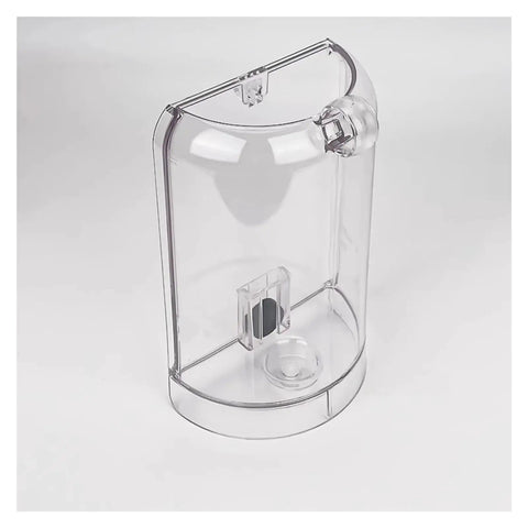 Water Tank Replacement And Coffee Machine Accessory Set For J520 Plus Drip Tray Tank Cover And Base For Home Barista Setup Easy To Clean With Detachable Parts, clear plastic tank view