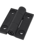 Plastic Black Torque Hinges For Doors With Damping That Deliver A Smooth Self Closing Action And Quiet Operation XK561 front view