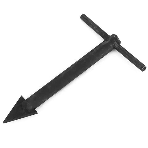 Top Notch Jiawu Thread Repair Kit 1/4-20 UNC For Auto And Electrical Gear Fixes Damaged Screws Fast With Stainless Steel Sleeves Built To Last Heavy Duty Insert Tools That Bring Your Machinery Back From The Dead And Keep Everything Running Smooth Without. black steel thread repair tool with T-handle and pointed tip