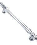 10 Pack 5 Inch Polished Chrome Kitchen Cabinet Handles And Drawer Pulls Set, premium polished hardware with 128mm length.