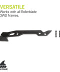 3WD Brake Support Kit For Inline Skates With CNC Aluminum Construction Includes Brake Pad Mounting Screws And Allen Key Fast Easy Mounting