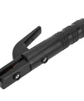 Heavy Duty Welding Rod Clamp Holds 300 Amps with insulated grip for secure gripping of 4 to 6.3 mm electrodes.