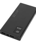 Reliable Mini Ups Battery Backup With 4050Mah Capacity And 3A Output To Keep Your Router And Security Camera Rolling Smooth Without Any Downtime Hiccup For Home Office Setups, black, portable power bank, 22.5W output.