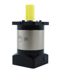 PLF60 60Mm High Precision Planetary Gearbox Reducer 50 To 1 Ratio with yellow output shaft for motor speed control.