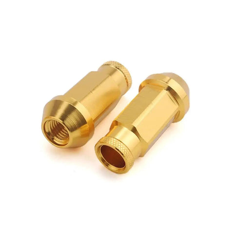 Golden wheel bolts from the Wheel Bolts 20 Piece Universal Lug Nuts And Tire Screws Set For Cars Heavy Duty High Tensile Alloy Steel