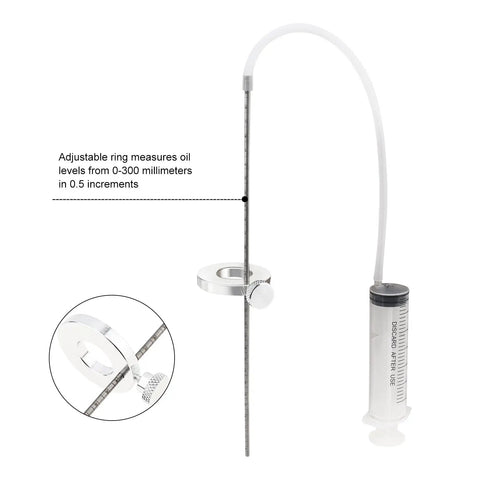 All In One Front Fork Maintenance Kit For Motorcycles, Fork Seal Saver Cleaner 45mm To 55mm, oil level gauge and syringe