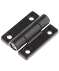 Heavy Duty Ball Bearing Door Hinge 45 X 34mm Black Zinc Alloy Adjustable Torque Hinge One Piece shown in full view