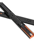 2 Pack Metal Buffer Drawer Slides 12 To 20 Inch Track Width 45mm Soft Close Cabinet Drawer Rails Heavy Duty Smooth Gliding Hardware